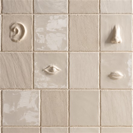 These Sculptural Wall Tiles Give Your Walls Ears, Eyes, and Noses