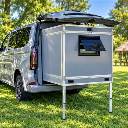 This Slide-Out Camper Pod Adds a Two-Person Bed to Your Everyday Van