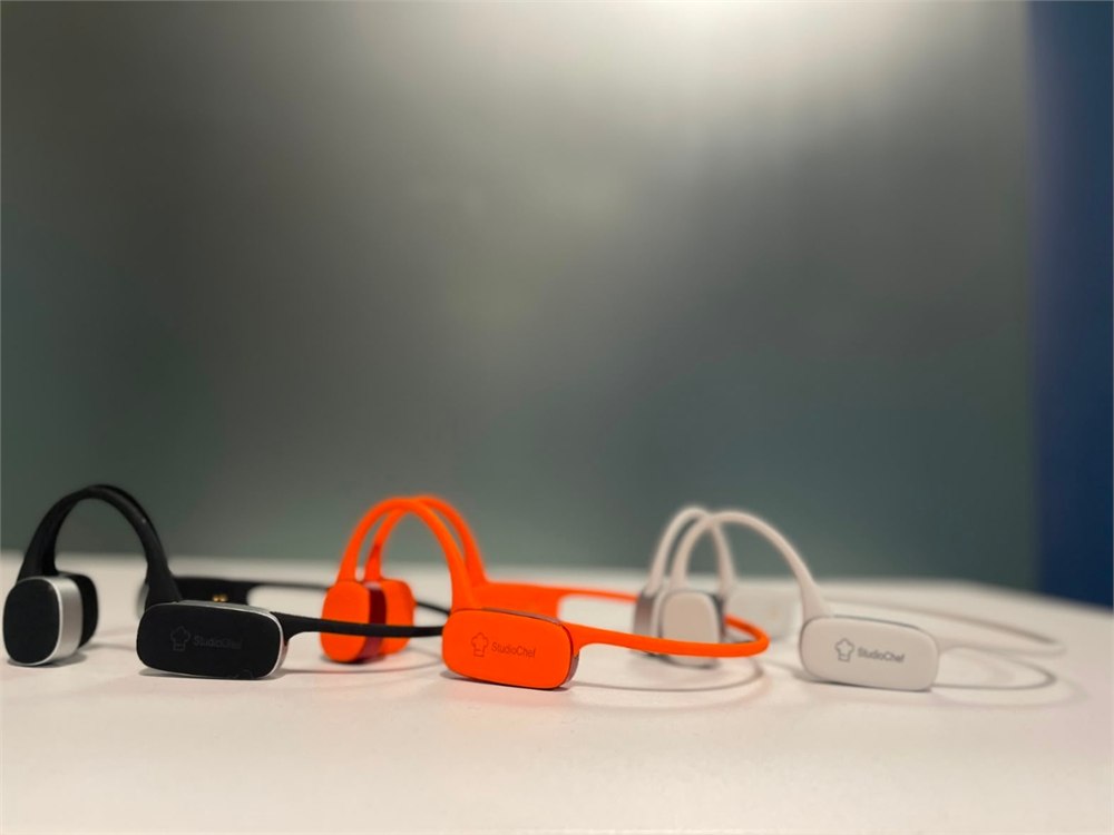 StudioChef KAI headset color lineup on a studio surface