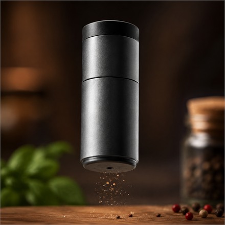 This Shake-Powered Spice Mill Crushes Seasoning Like a Tiny Mortar and Pestle