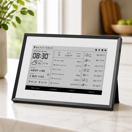 This E-Ink Weather Station Turns Your Family Calendar Into a Quiet Home Dashboard