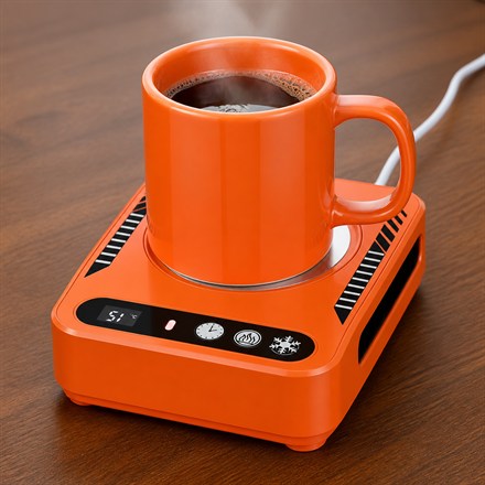 This Smart Heating and Cooling Coaster Keeps Desk Drinks From Betraying You