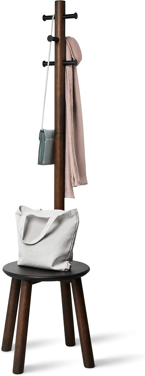 Umbra Pillar Stool and Coat Rack product view 1