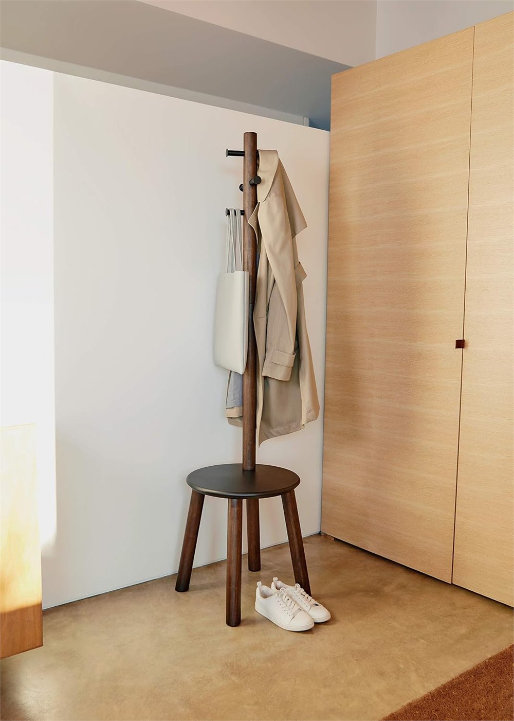 Umbra Pillar Stool and Coat Rack product view 2