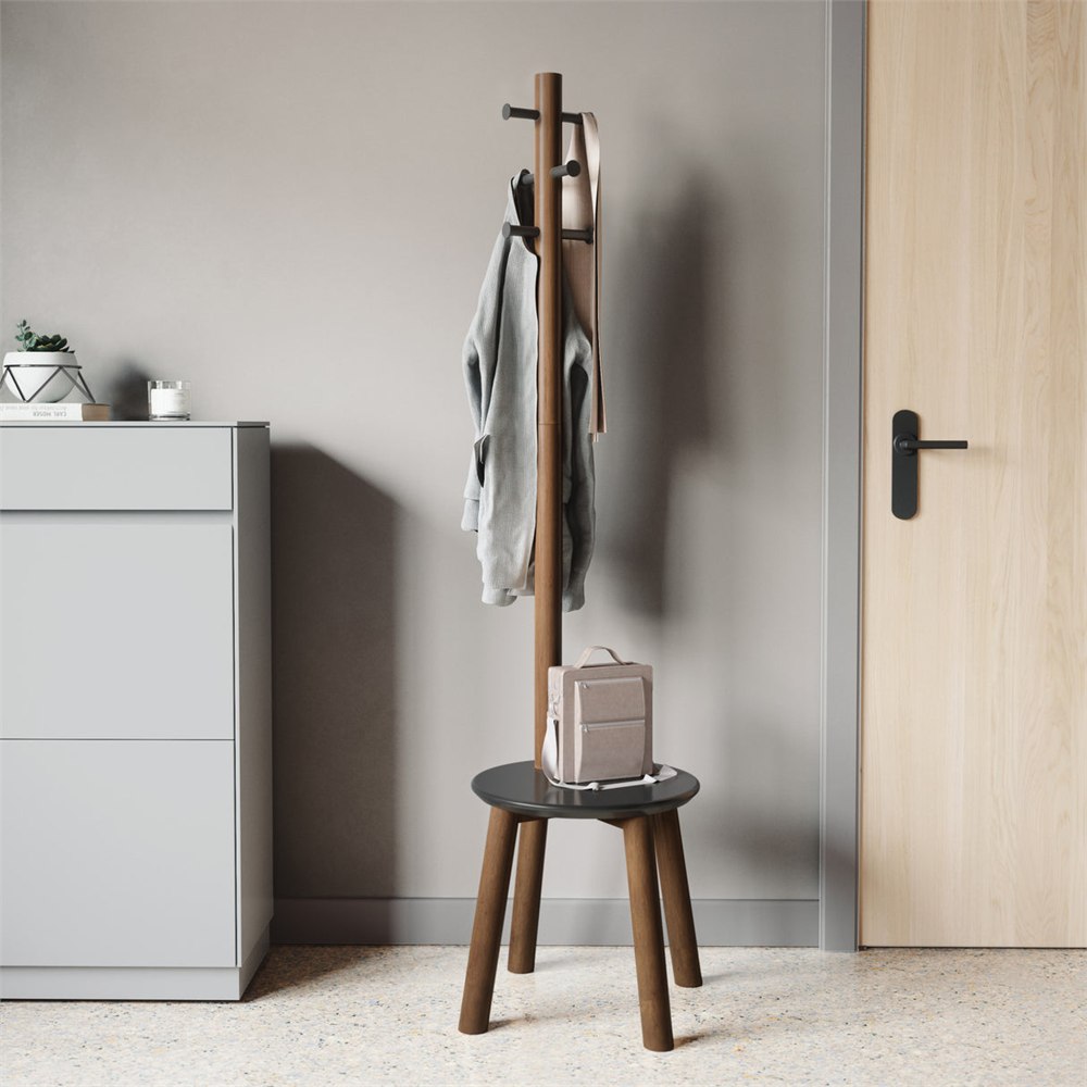 Umbra Pillar Stool and Coat Rack product view 5
