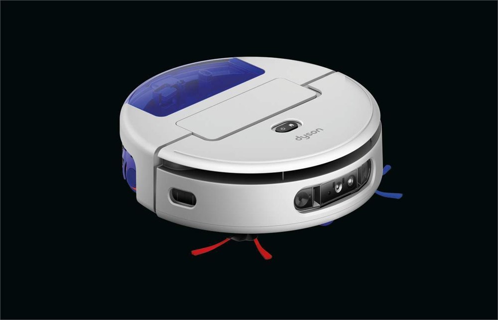 Three-quarter view of the R3 Nurovi robot vacuum