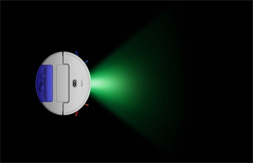 Top view of R3 Nurovi with green floor illumination