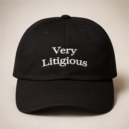 This Funny Legal Snapback Hat Announces You Are Very Litigious