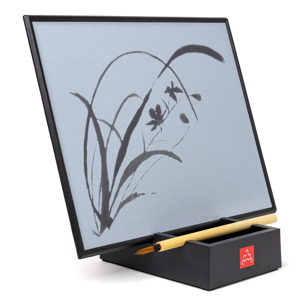 Original Buddha Board with brush and reservoir stand