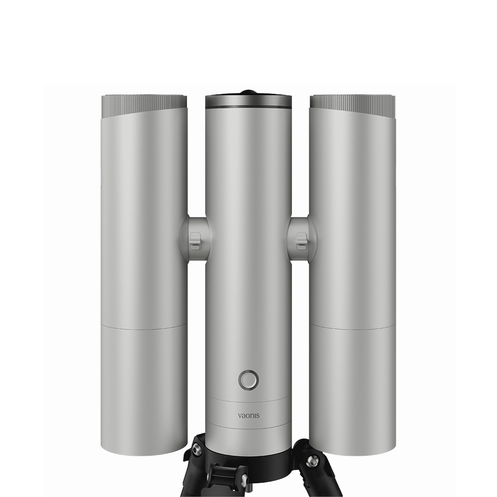 Atlas Twin configuration with two imaging modules folded alongside the mount
