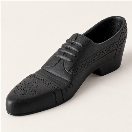 This Cast-Iron Shoe Doorstop Keeps Your Door Open in Formal Attire