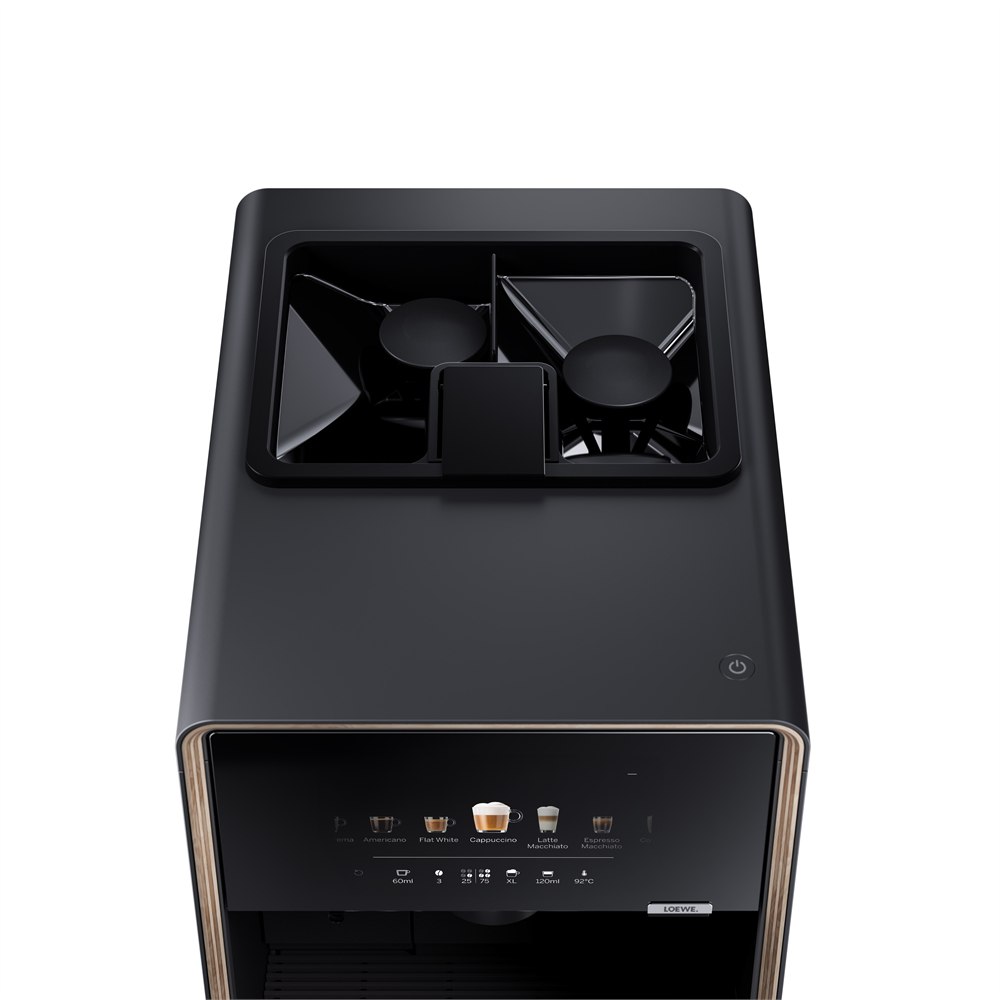 Two bean compartments on top of the aura.matic