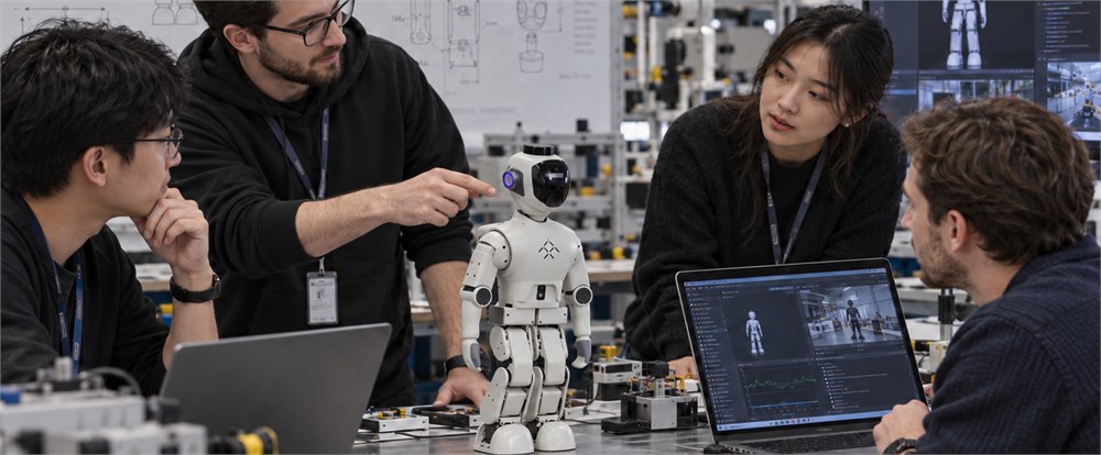 Manufacturer illustration of developers working with Nova