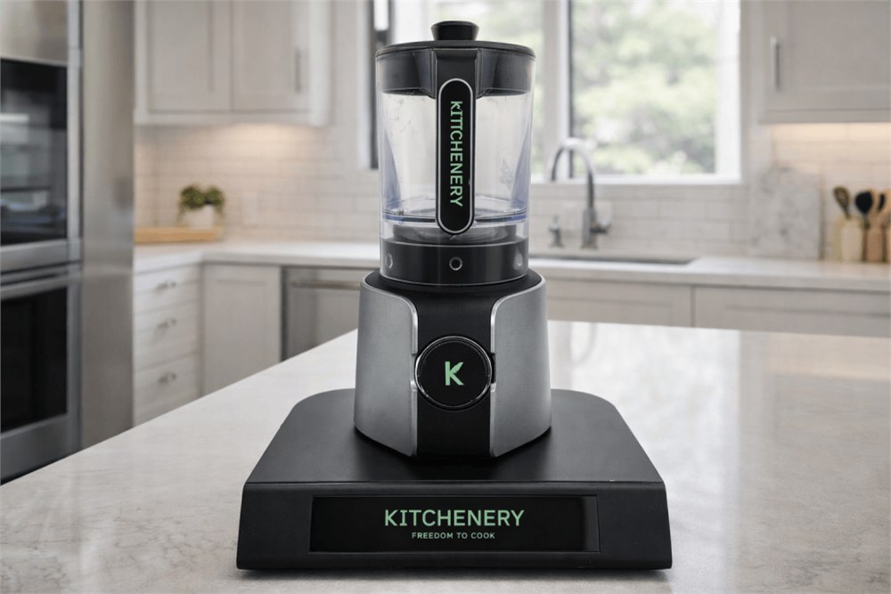 Kitchenery cordless blender on the Quantum Energy Pad