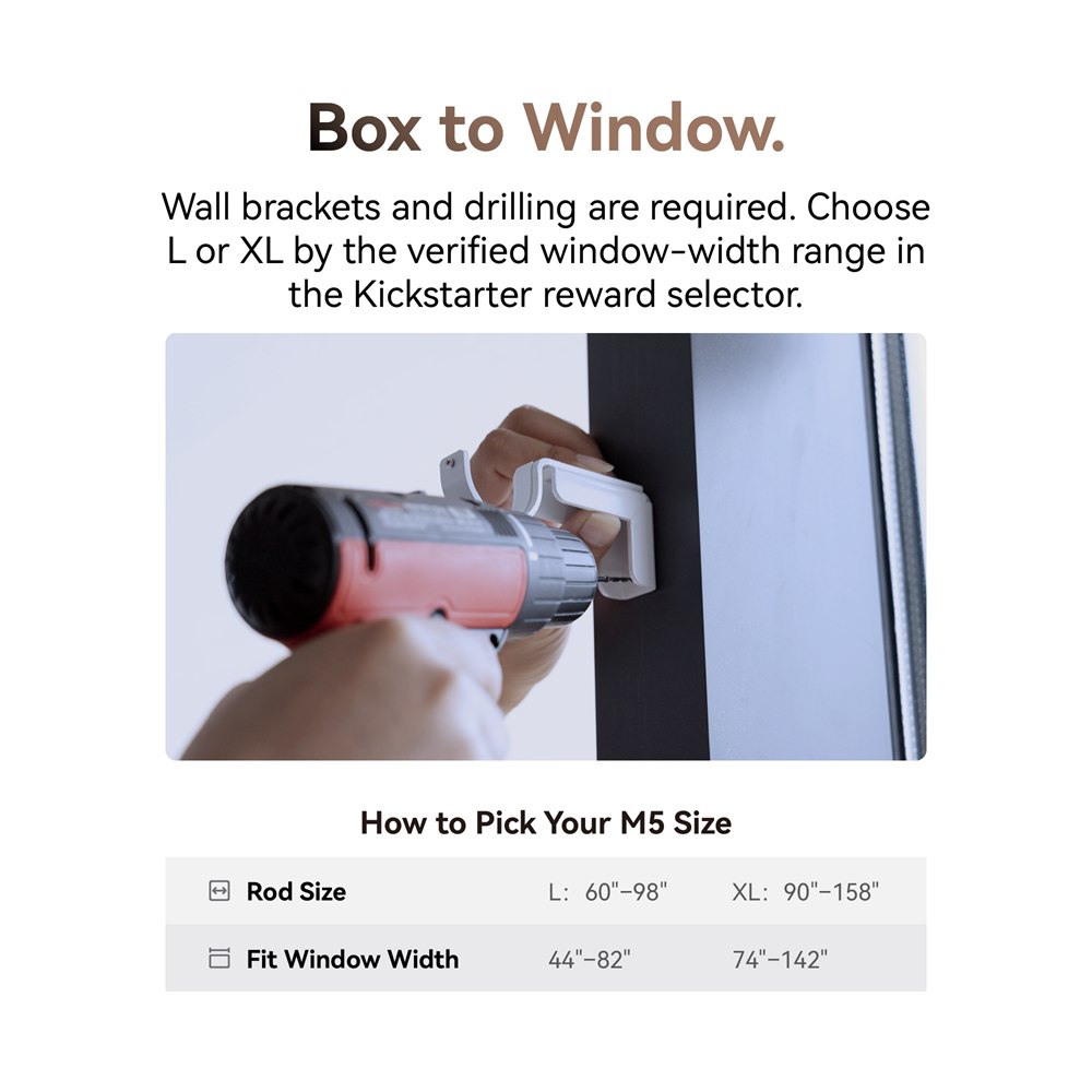 Remac curtain rod mounting and sizing guide