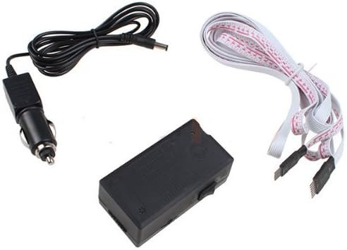 Car power plug, inverter and cables for the equalizer panel