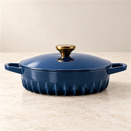 This Finned Cast-Iron Braiser Brings Rocket-Inspired Heat Design to Dinner
