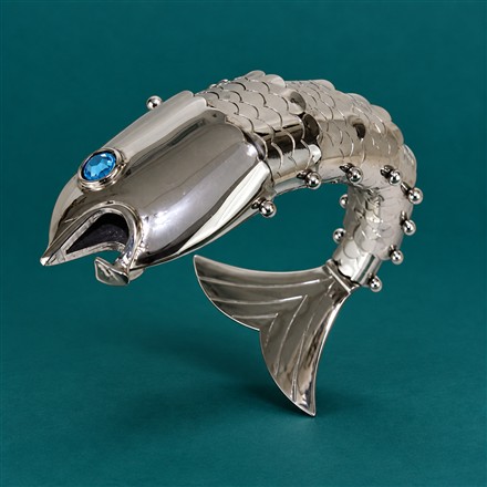 This Articulating Fish Bottle Opener Pops Caps and Poses on Its Tail