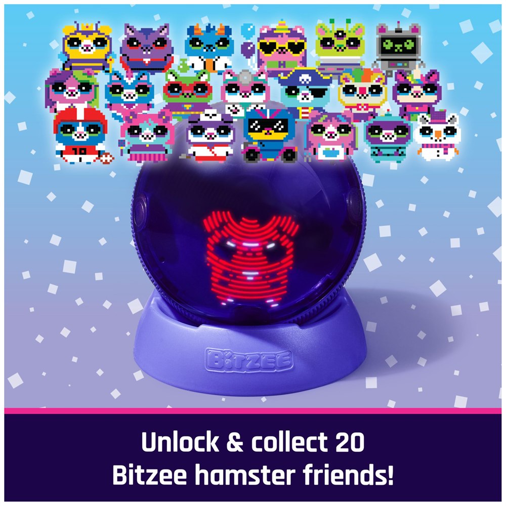 Collection of themed Bitzee hamster friends