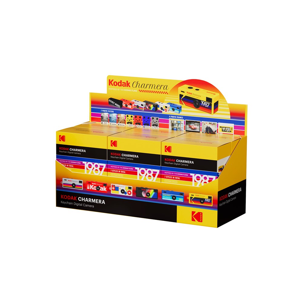 Six blind boxes in the Charmera display set