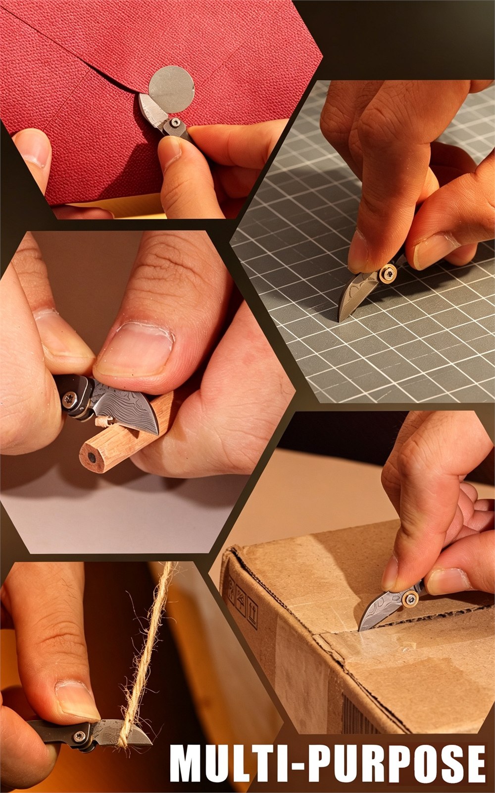 G11 demonstrations cutting paper rope and packaging