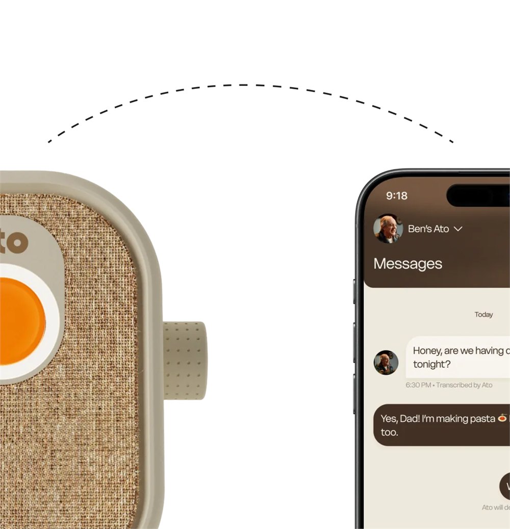 Ato beside its family messaging app