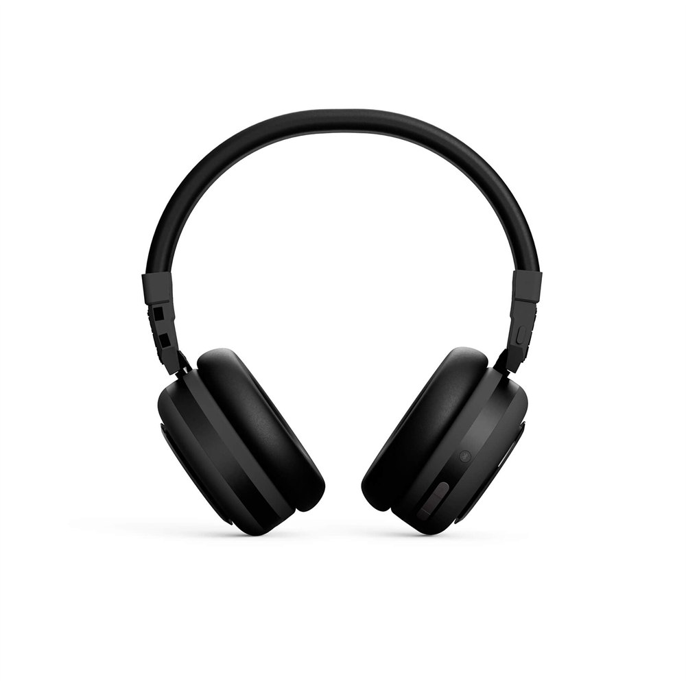 TDM Neo black headphones with adjustable headband and cushioned ear cups
