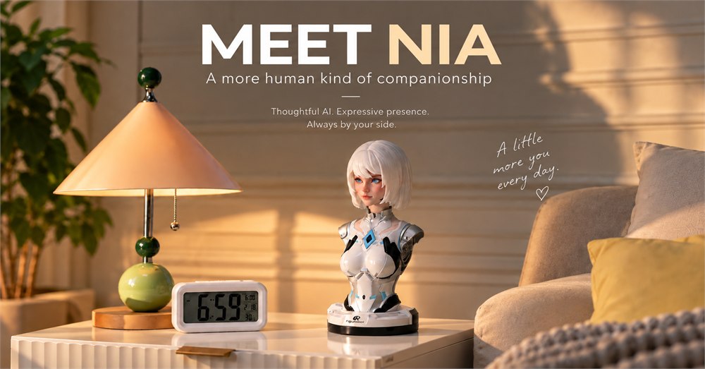Manufacturer illustration of FR-NIA on a bedside table