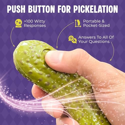 Close-up of the inset button on the Mystic Pickle