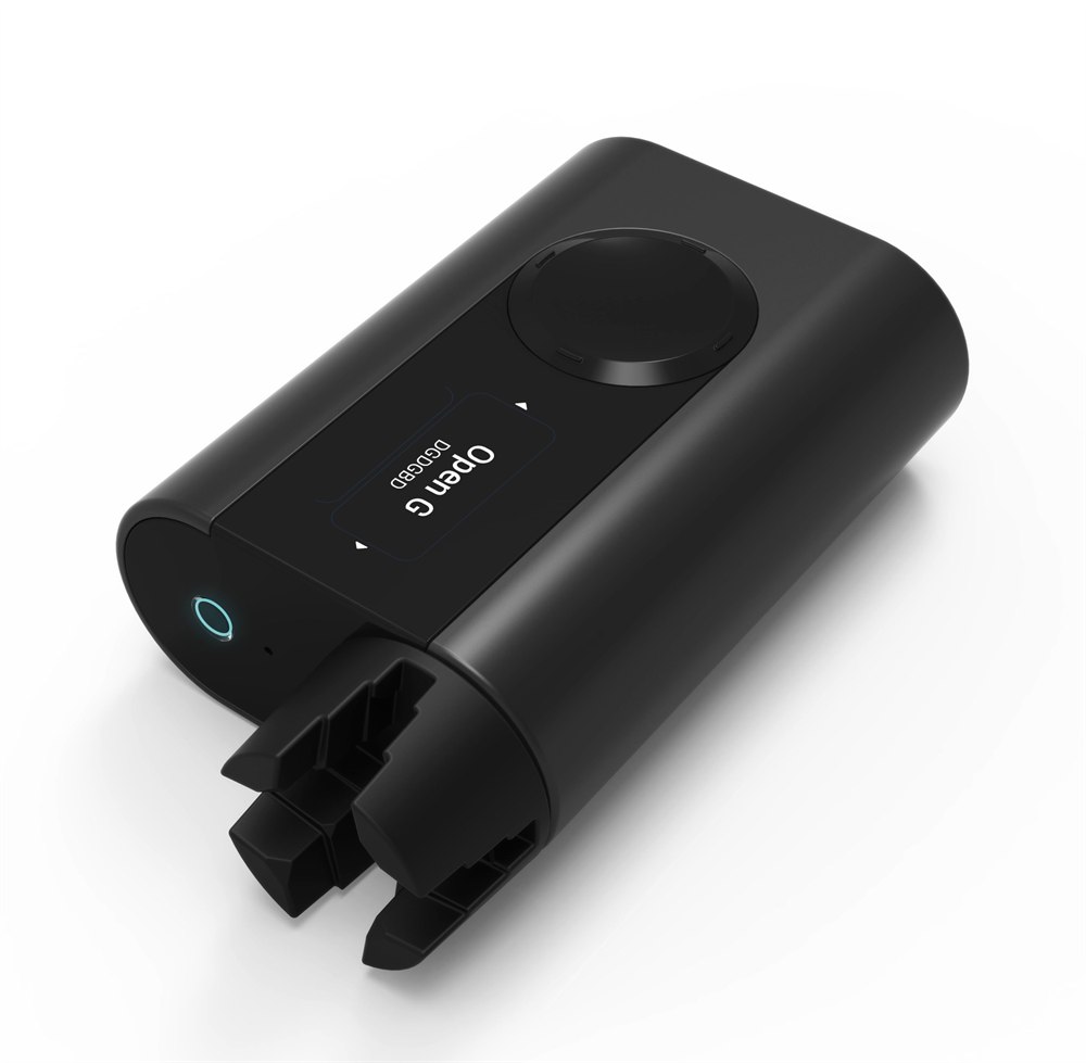 Side view of Roadie 3 automatic tuner