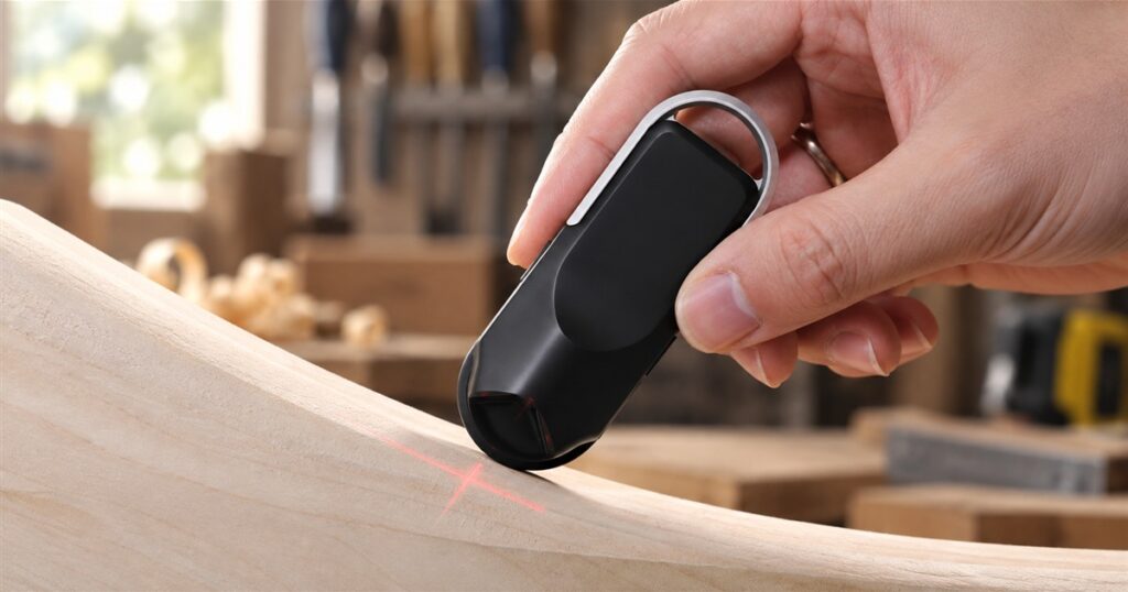 This Pocket Digital Ruler Rolls Along Curves and Reads Scaled Drawings