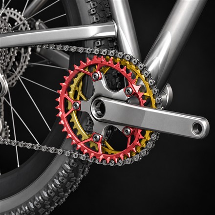 This Bicycle Crankset Aligns Its Chain Automatically Without a Front Derailleur
