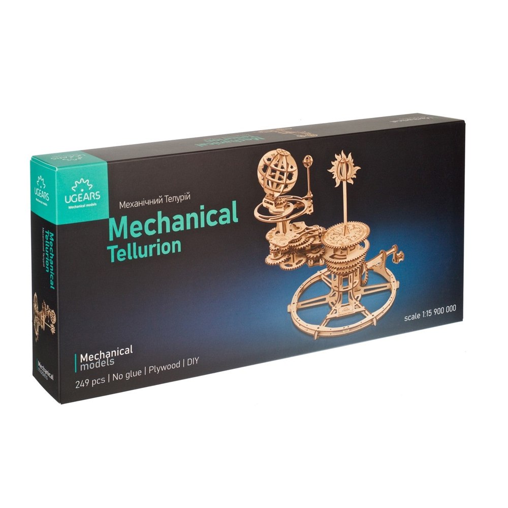 Mechanical Tellurion kit packaging