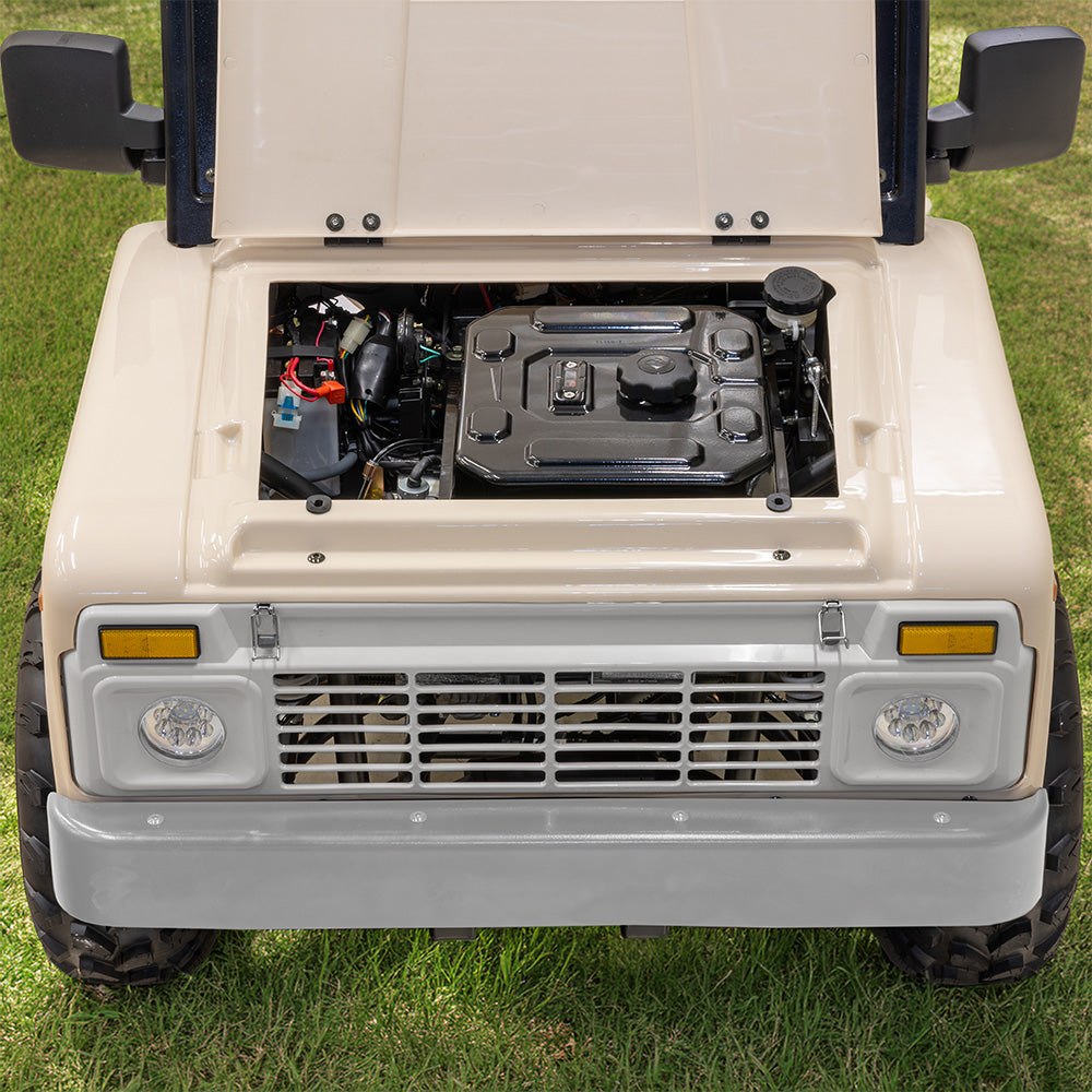Massimo Mini Truck engine bay with the hood raised