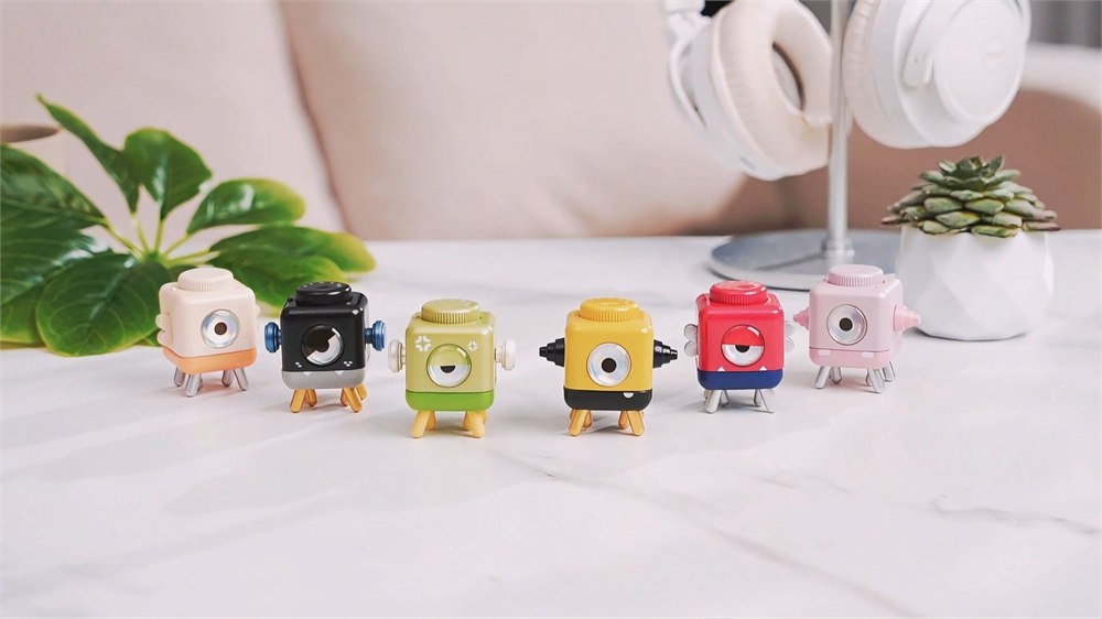 Six StepTimer colors with magnetic ear accessories