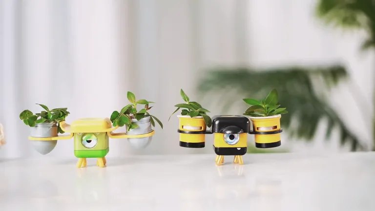 StepTimer characters fitted with small planter accessories